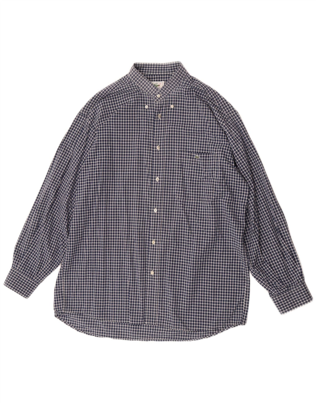 Lacoste muška košulja veličine 41 velika tamnoplava gingham