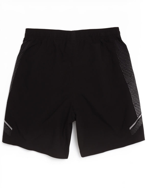 Under Armour muške široke sportske kratke hlače srednje crne geometrijske boje