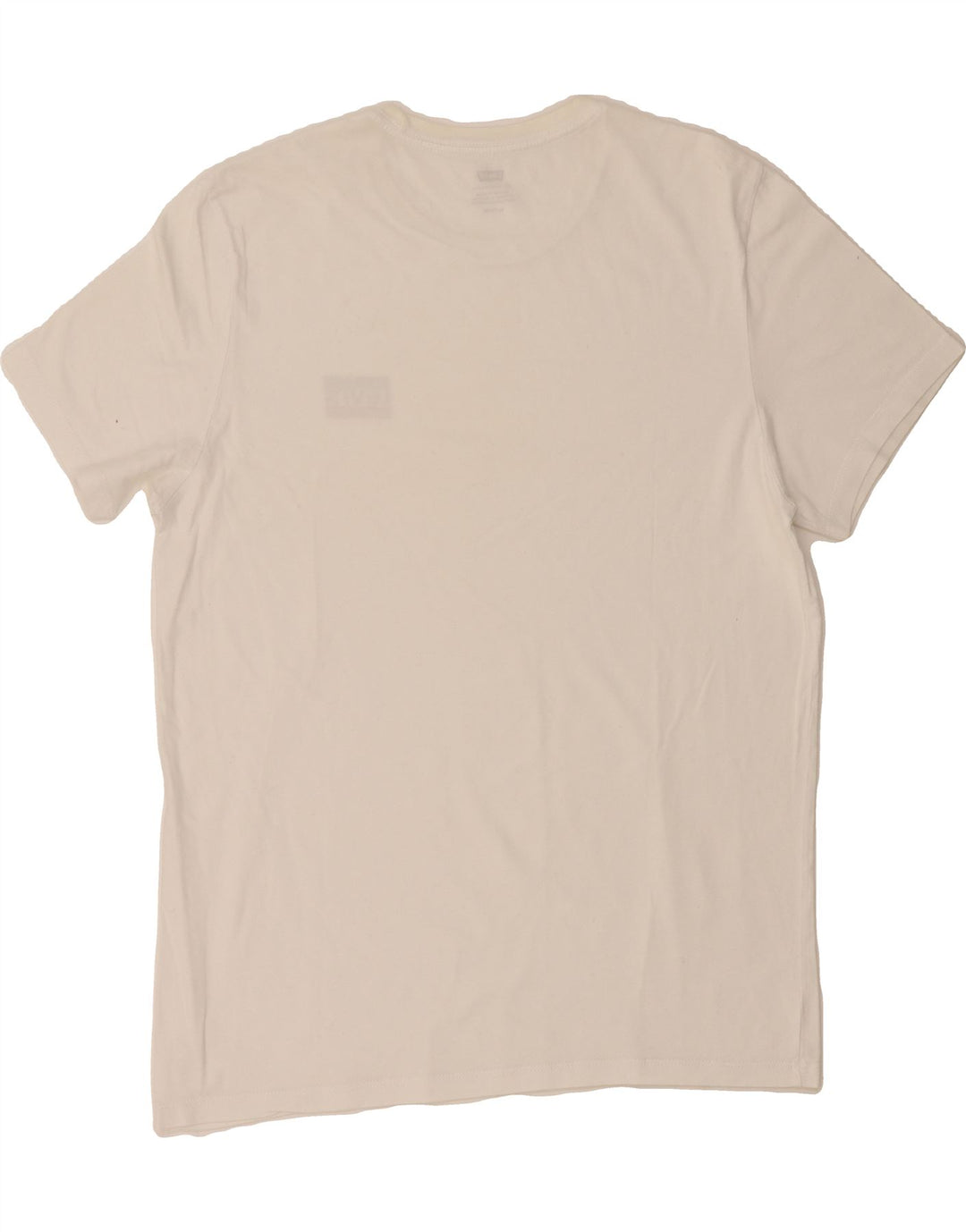 LEVI'S Mens T-Shirt Top XL White Vintage Levi's and Second-Hand Levi's from Messina Hembry 