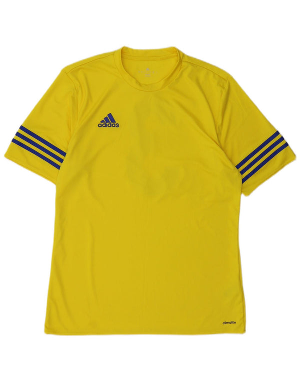 Adidas muška majica s grafičkim motivima, srednji žuti poliester