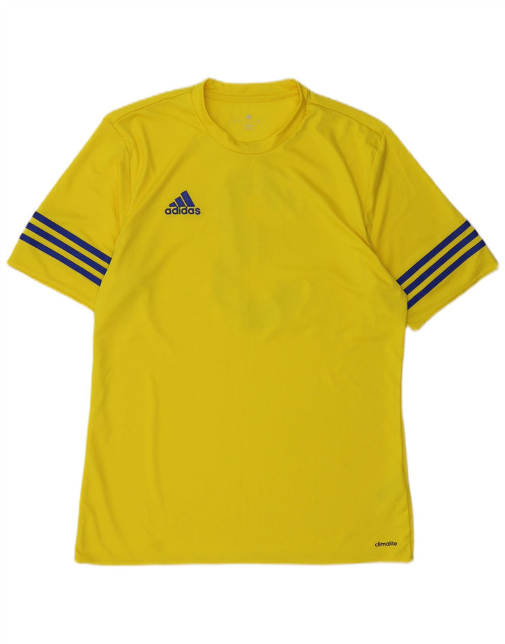 Adidas muška majica s grafičkim motivima, srednji žuti poliester