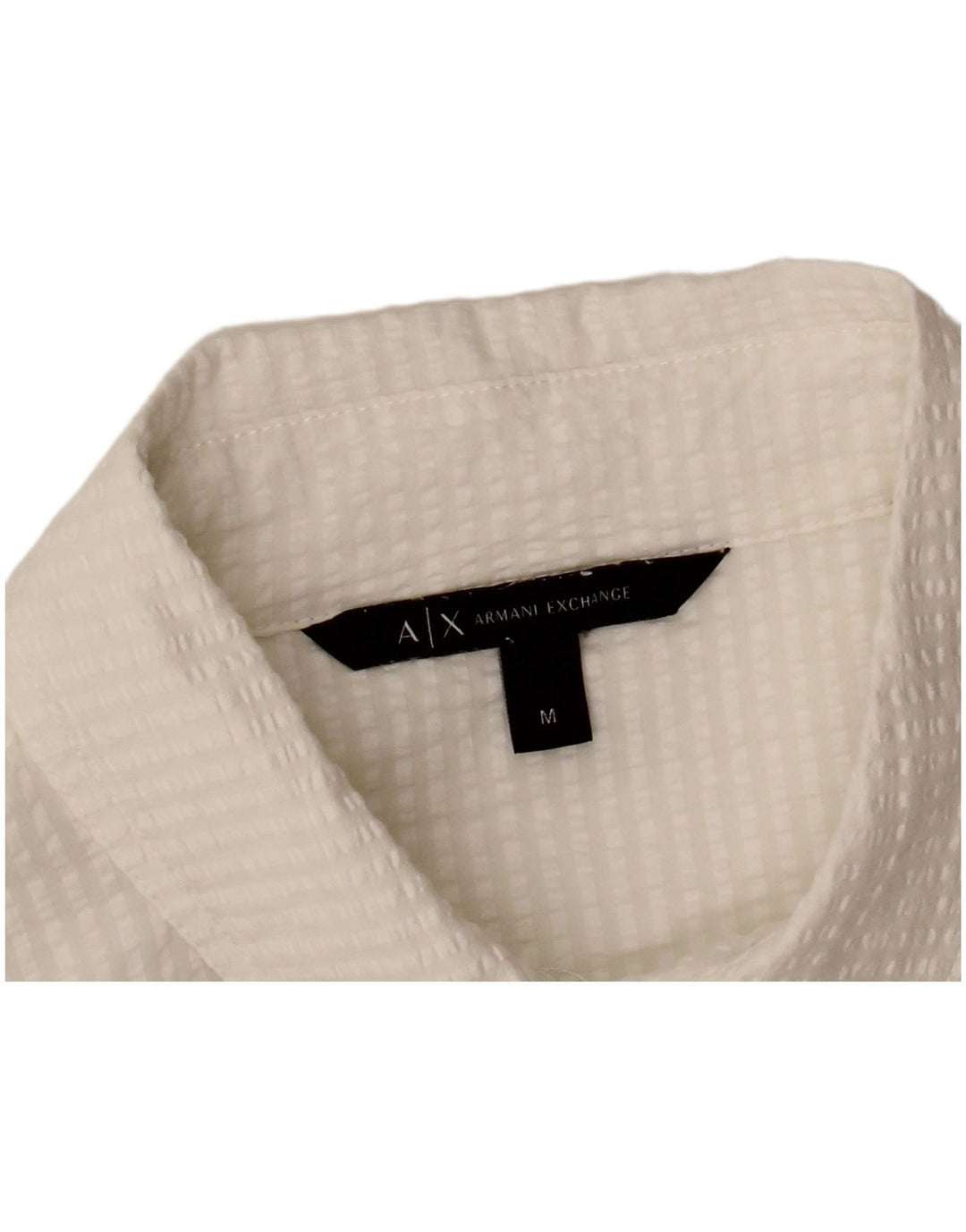 ARMANI EXCHANGE Ženska košulja haljina UK 14 srednje bijele pruge