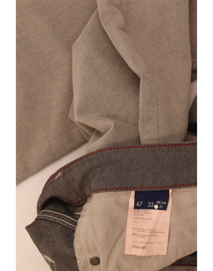 Trussardi muške ravne traperice W31 L33 sivi pamuk