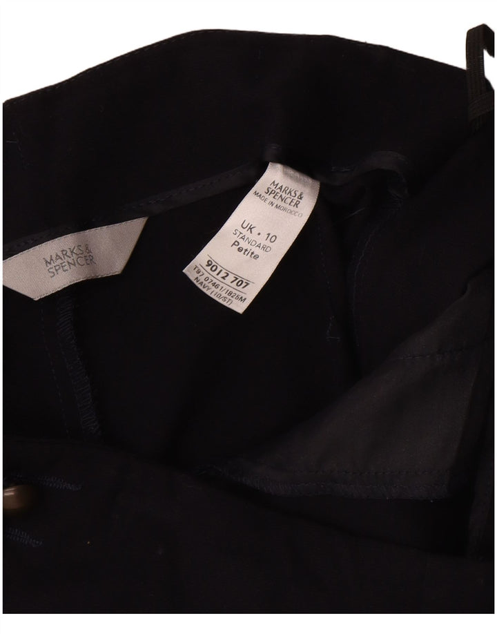 Marks & Spencer ženske bermude UK 10 male W30 tamnoplavi poliester