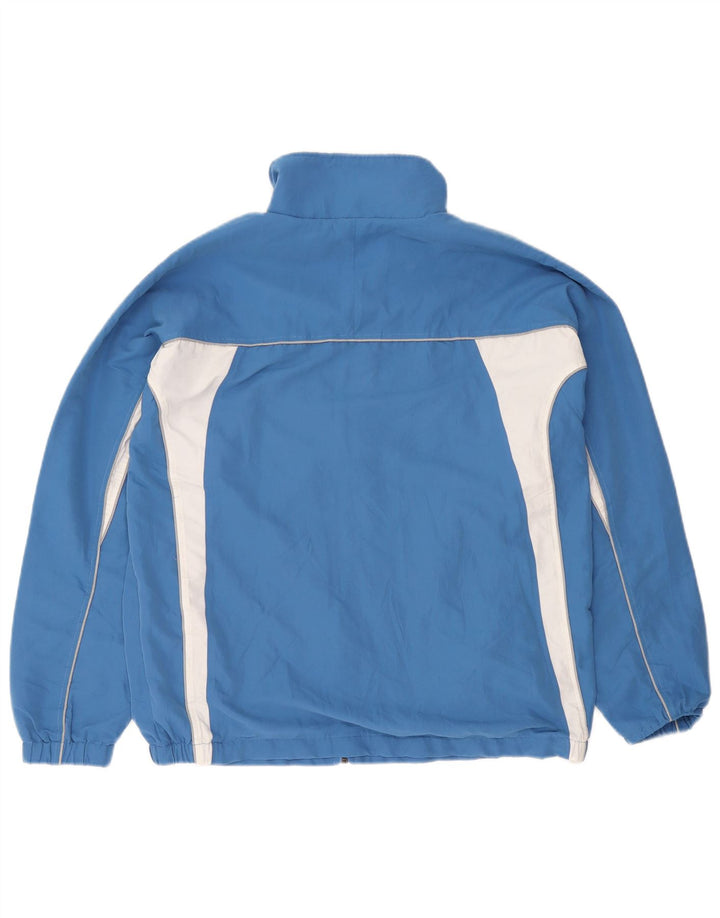 Asics muška grafička gornja jakna trenirke srednje plave boje od poliestera