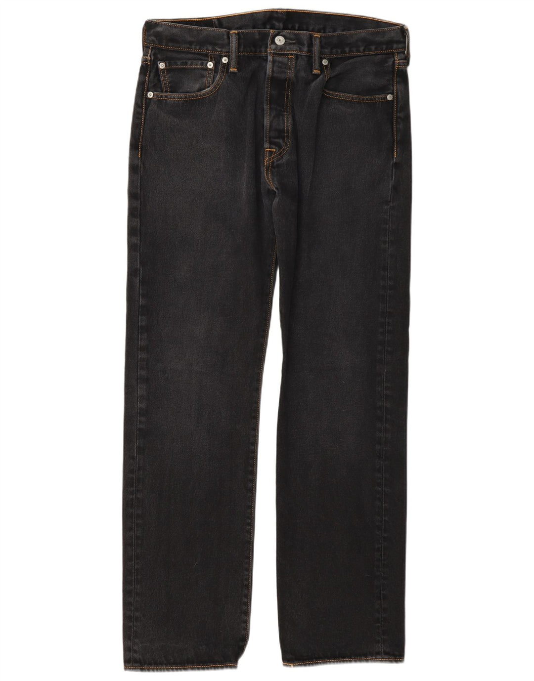 Levi's muške 501 ravne traperice 34 L34 sivi pamuk