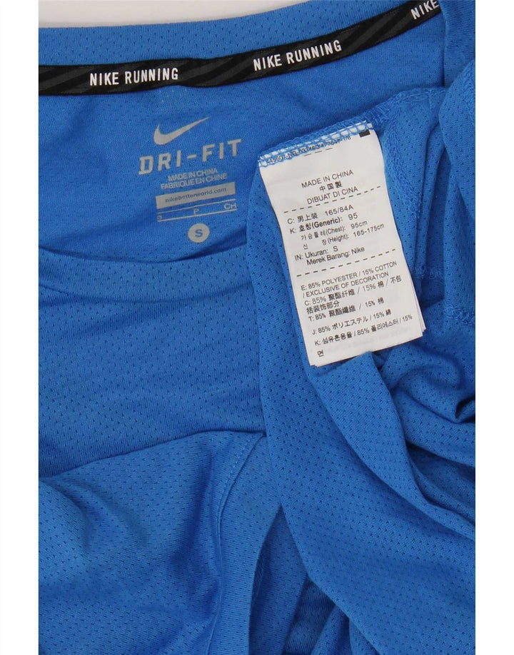 Nike Dri Fit majica kratkih rukava, mali plavi poliester