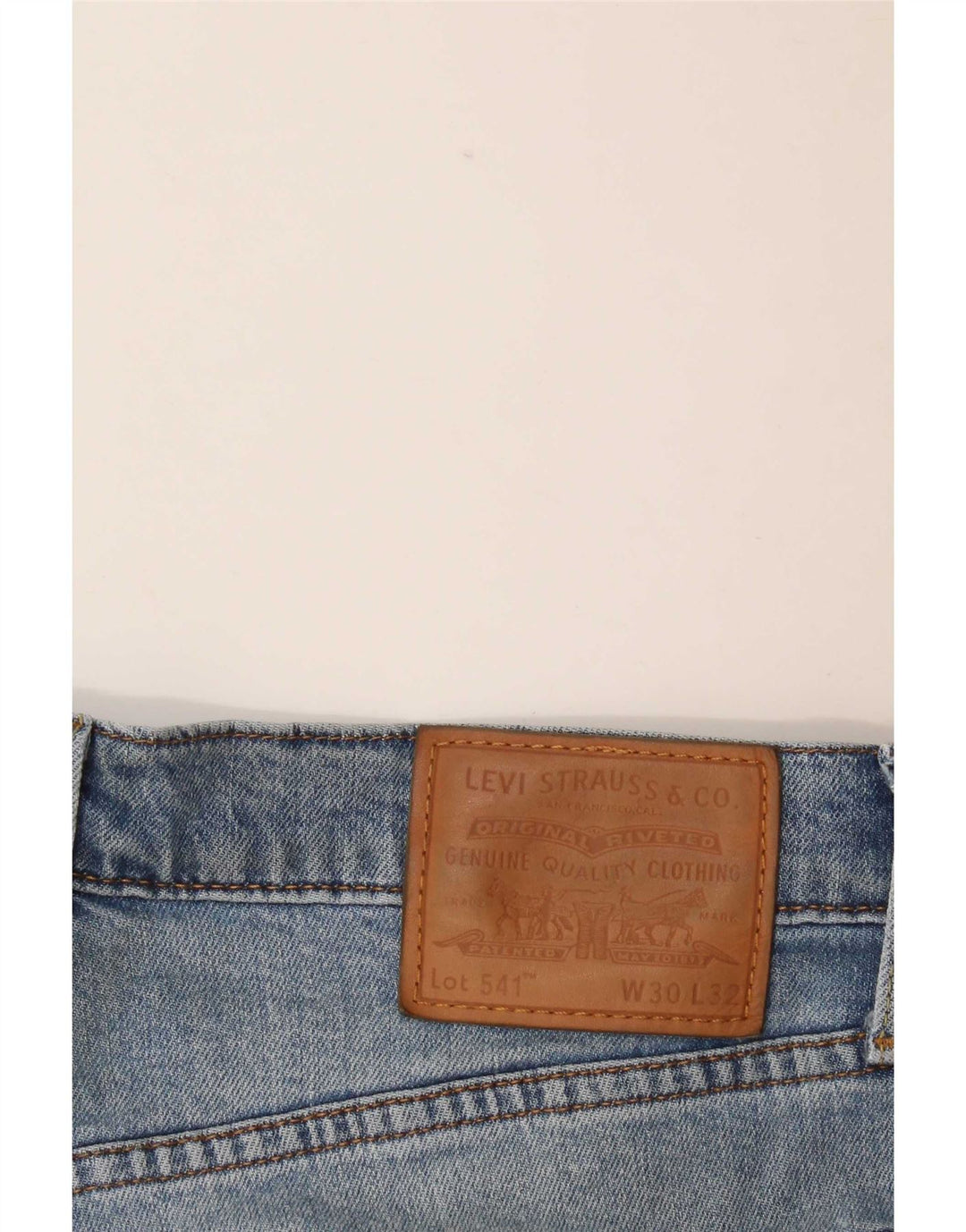 Levi's muške 541 ravne traperice W30 L32 plavi pamuk
