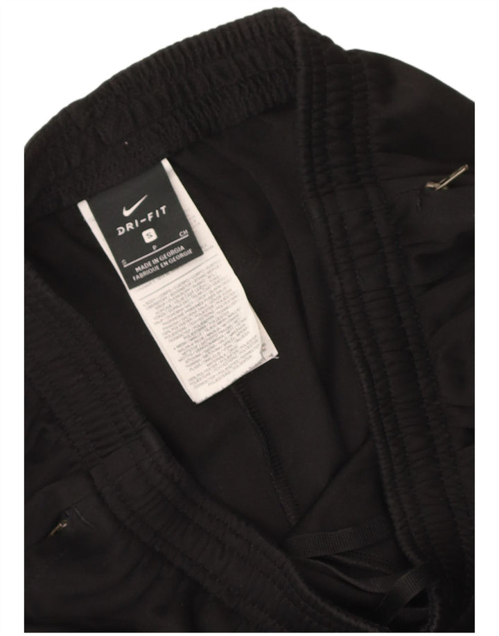 Nike muške Dri Fit hlače za trenirku male crne poliesterske