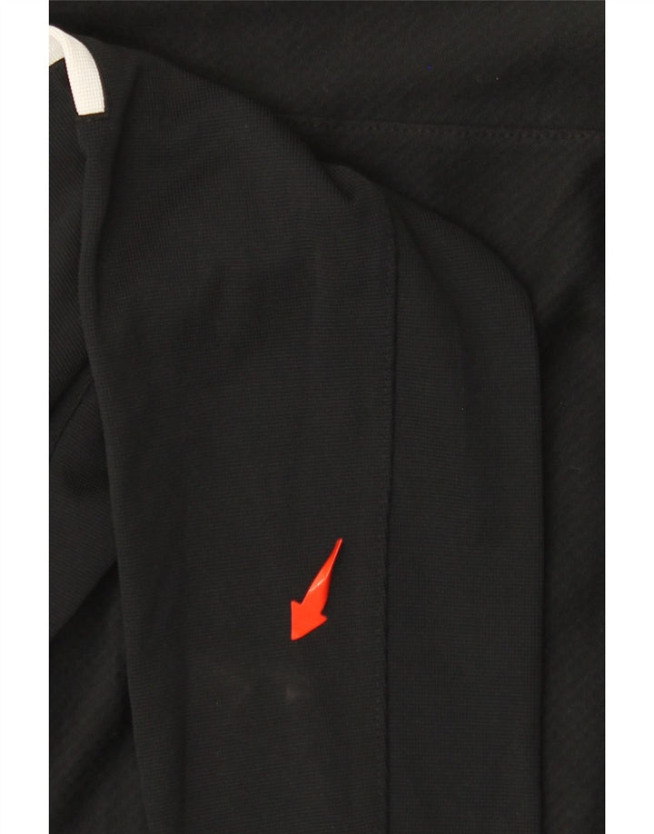 NIKE Muški Dri Fit Pulover Trenirka s patentnim izrezom Gornji dio male crne boje