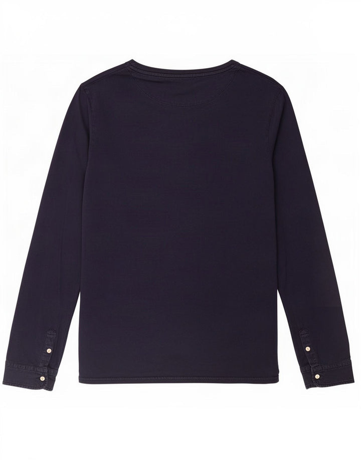 Scotch & Soda muška majica dugih rukava, veliki tamnoplavi pamuk