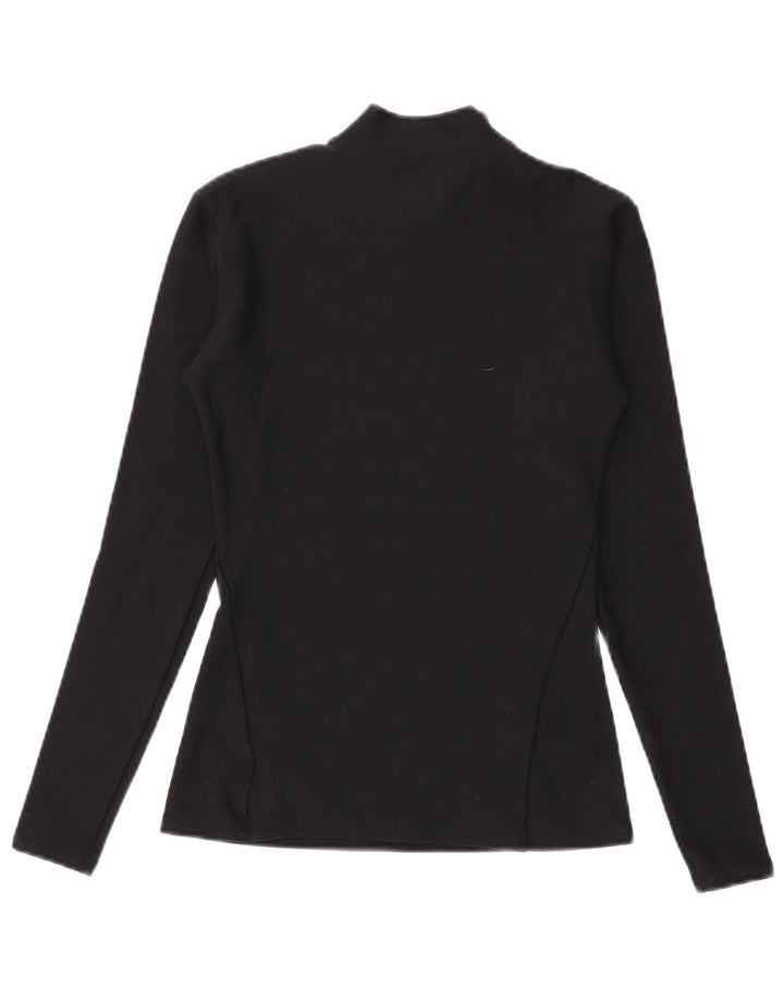 Ženska majica Under Armour Cold Gear s dugim rukavima UK 12, srednji crni najlon