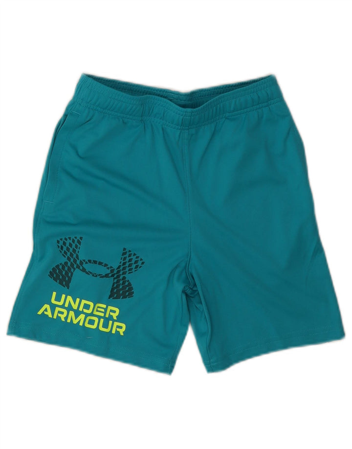 Under Armour Boys Graphic Sport Shorts 9-10 Years Medium Blue Poliester