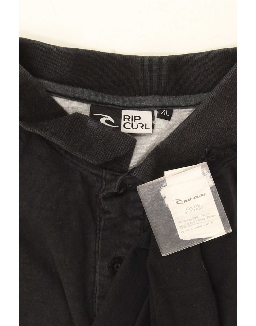 Rip Curl muška polo majica XL crni pamuk