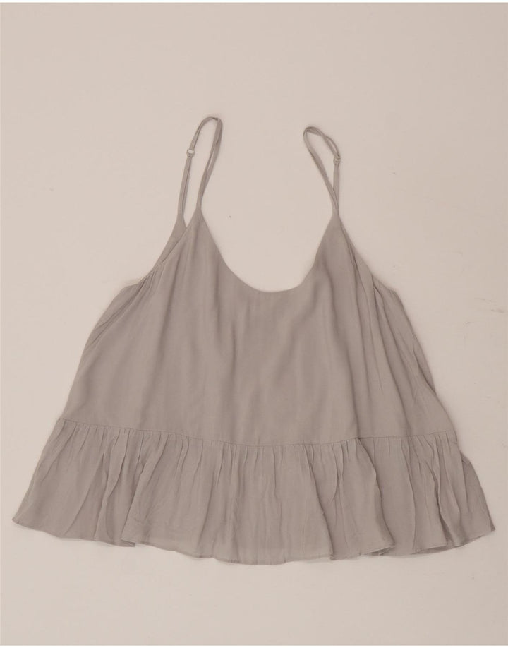 Topshop Ženski Cami Top UK 10 Small Grey Viskoza