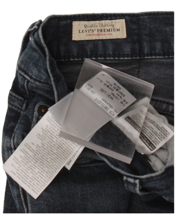 LEVI'S muške uske traperice W31 L32 Plava nova vuna