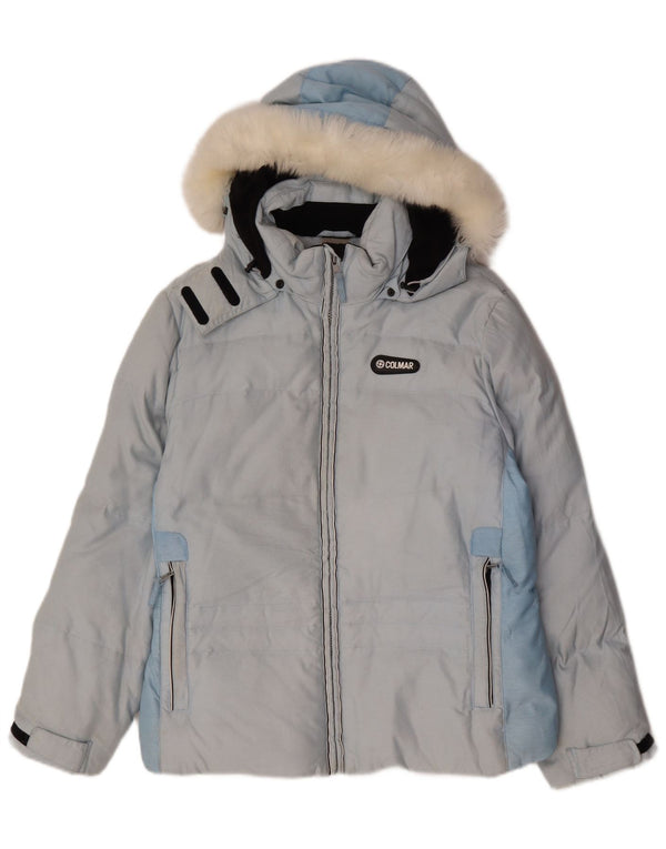 Colmar ženska skijaška jakna s kapuljačom EU 42 Large Blue Colourblock