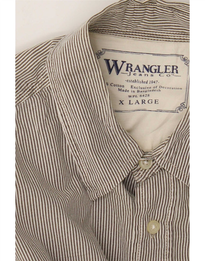 Wrangler muška košulja XL siva pamuk na pruge