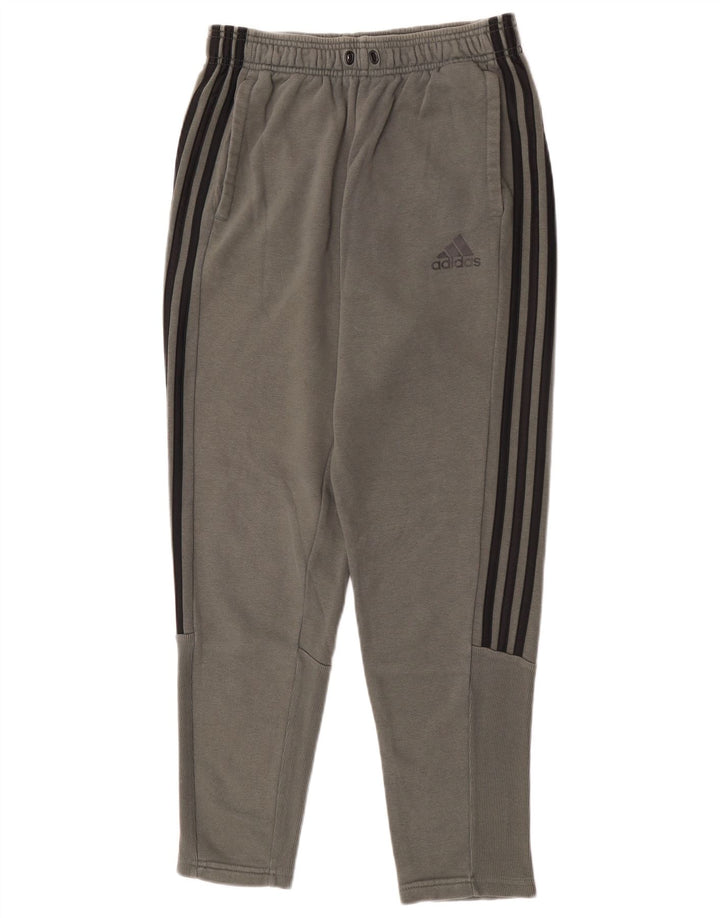 Adidas muške trenirke srednje sive pamučne hlače