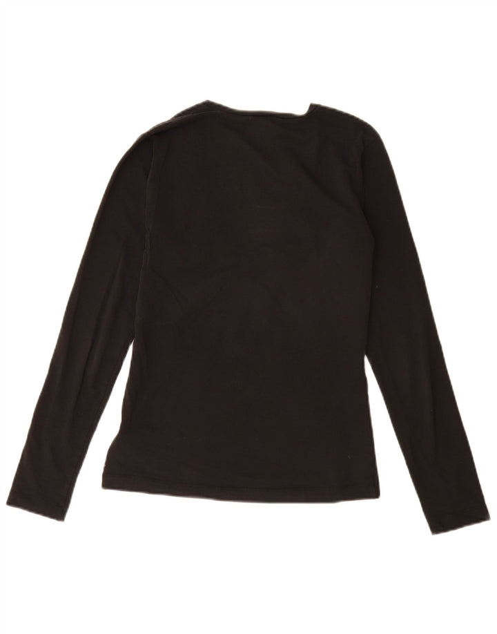 Armani Jeans Ženska majica dugih rukava EU 38 Srednje crni pamuk