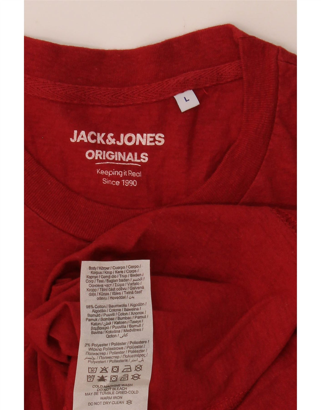 JACK & JONES Velika muška majica kratkih rukava, pamuk