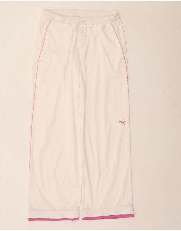 Puma ženske hlače široke trenirke UK 14 srednje bijele