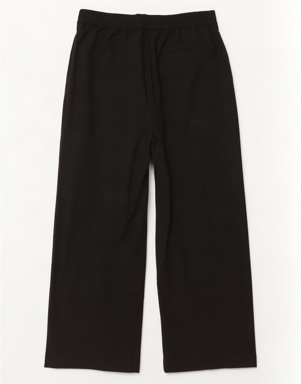 Marks & Spencer ženske široke ležerne hlače UK 18 XL W36 L29 crne