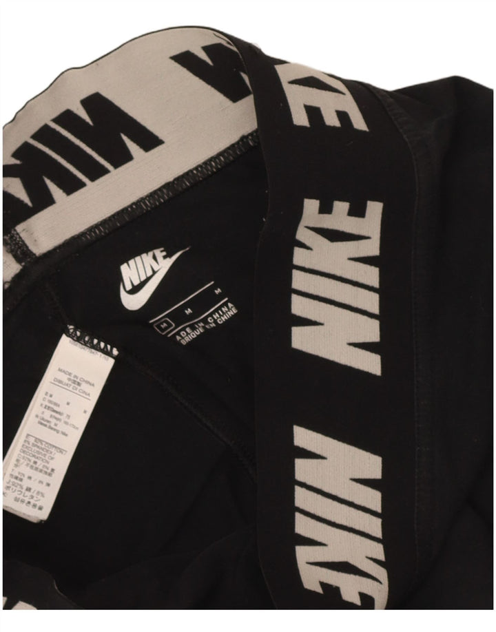 Nike ženske grafičke tajice UK 12 Srednje crni pamuk