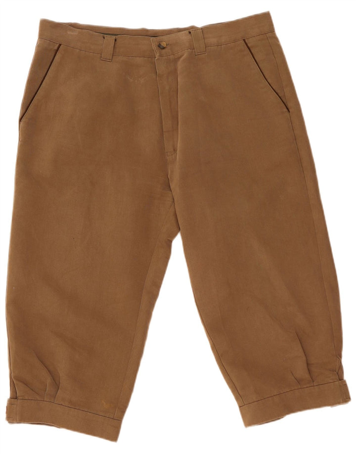 Musto muške bermude W38 XL smeđi pamuk