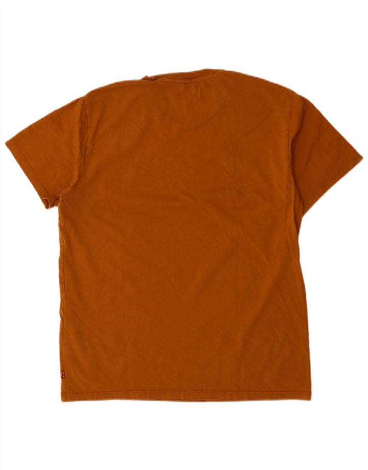 Levi's muška majica kratkih rukava standardnog kroja srednje smeđi pamuk