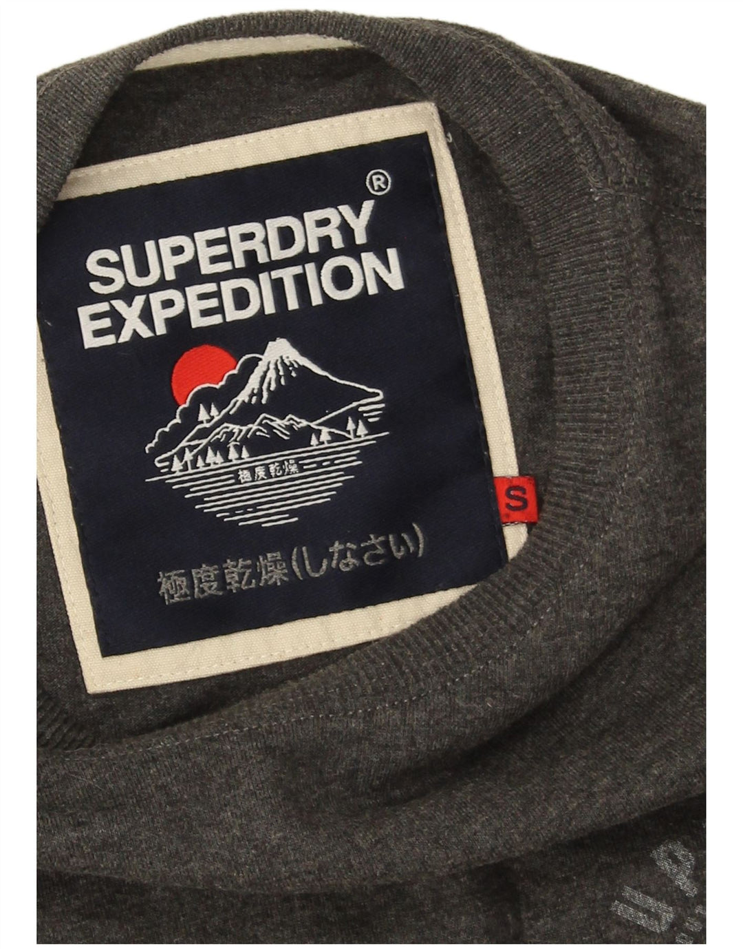 Superdry muška majica dugih rukava, mali sivi pamuk