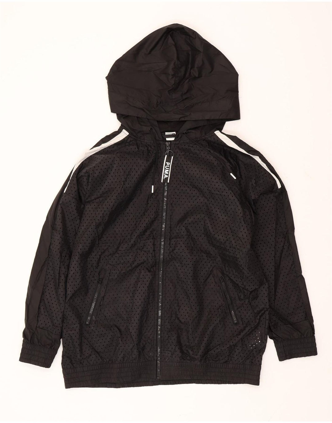 PUMA muška trenirka s kapuljačom, srednji crni poliester