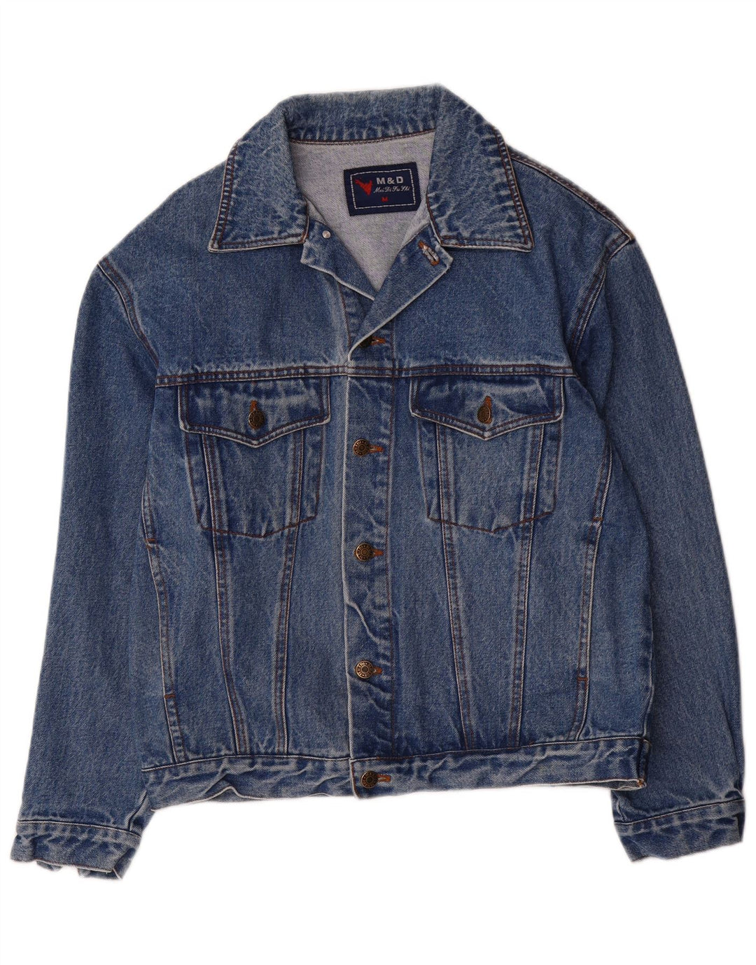 Vintage muška traper jakna UK 38 srednje plava