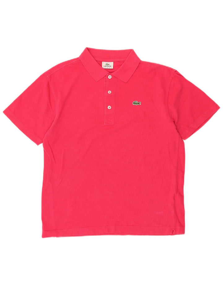 Lacoste muška polo majica veličine 4 srednje ružičasti pamuk