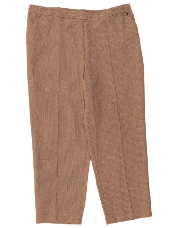 Marks & Spencer ženske sužene ležerne hlače UK 18 XL W36 L26 Smeđe