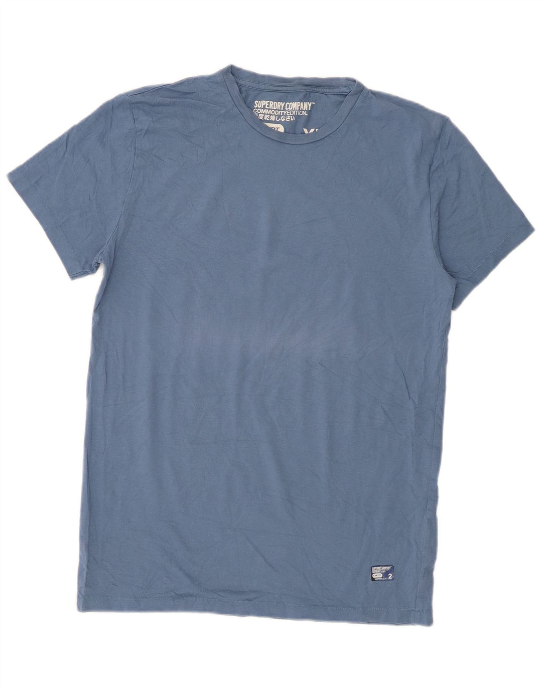 Superdry muška majica kratkih rukava XL plavi pamuk