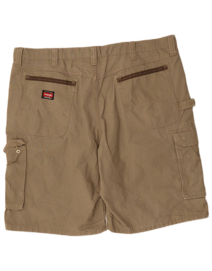 Wrangler muške kargo kratke hlače W42 2XL kaki pamuk