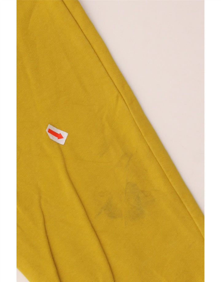 CAT Dječački džemper s grafičkim motivima, 13-14 godina, žuti pamuk u blokovima boja