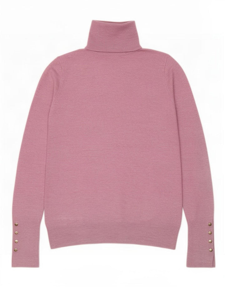 Zara ženski pulover s rol izrezom UK 10 Small Pink