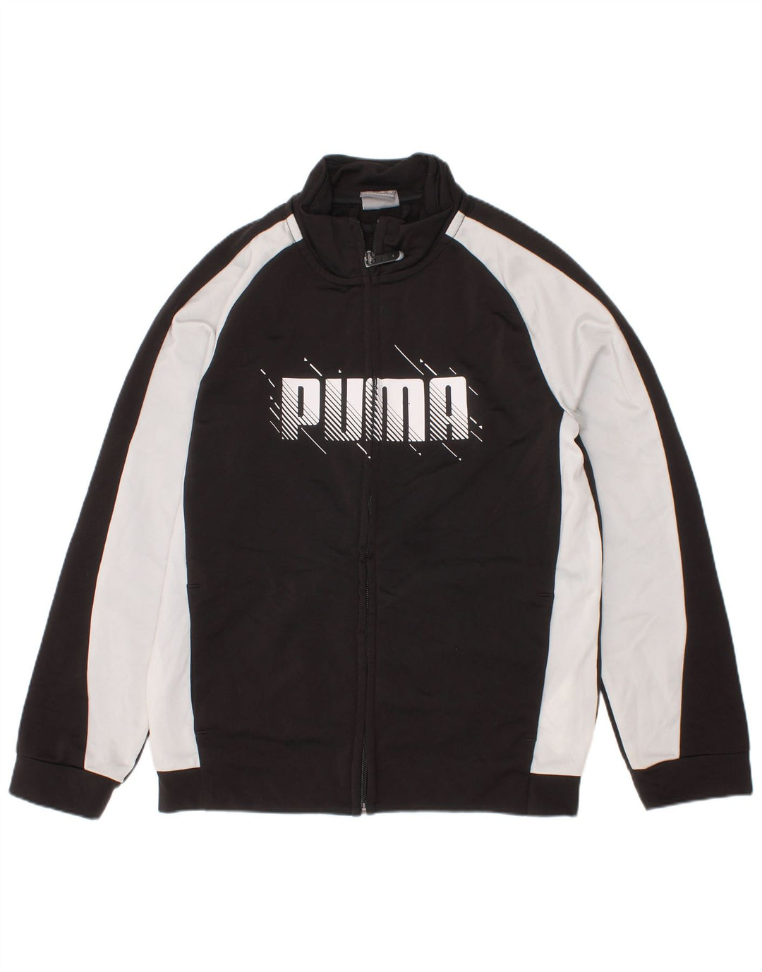 Gornja jakna trenirke Puma Boys Graphic 7-8 Years Black Colourblock