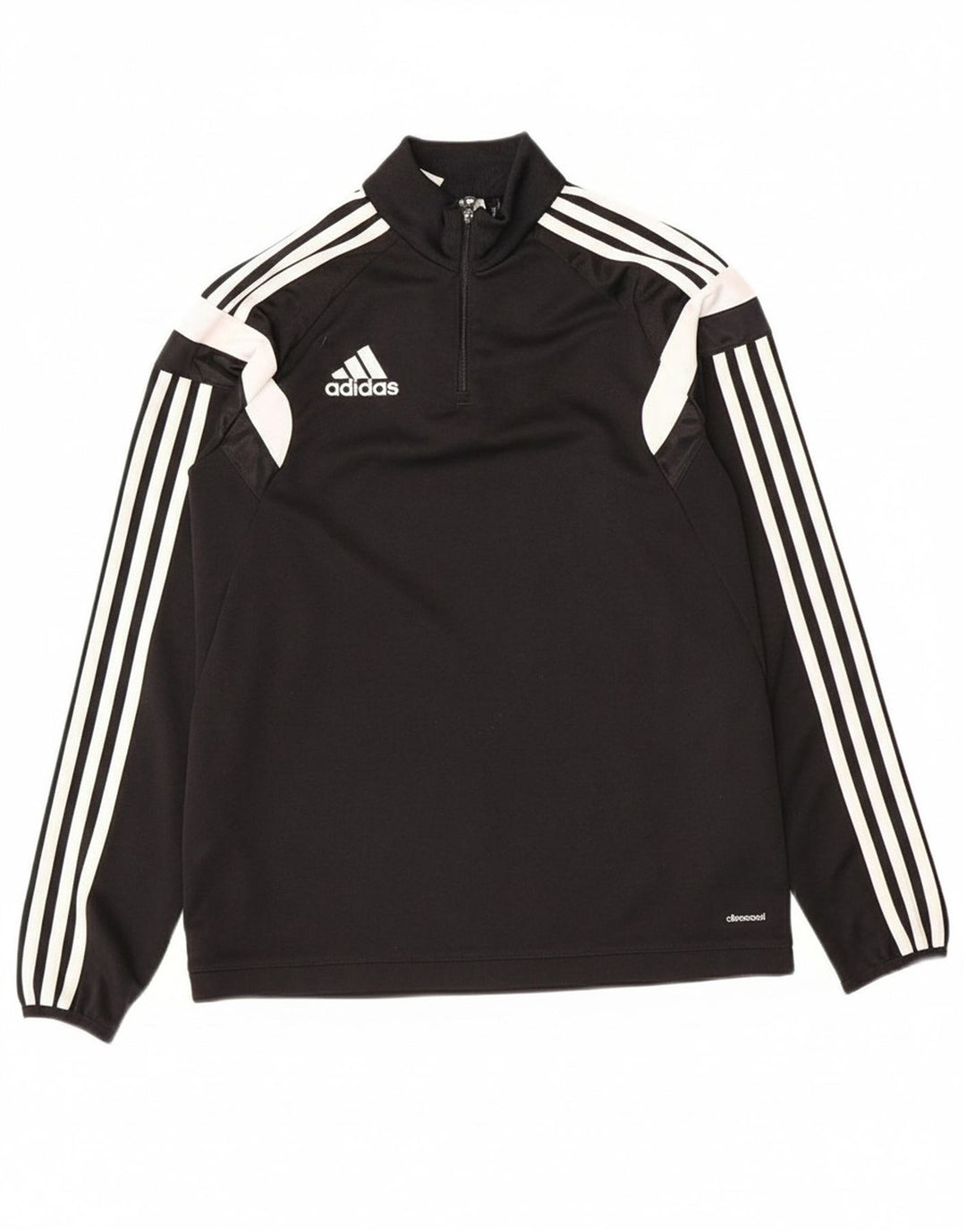 ADIDAS Boys Climacool Pullover Tracksuit Top 13-14 Years XL  Black