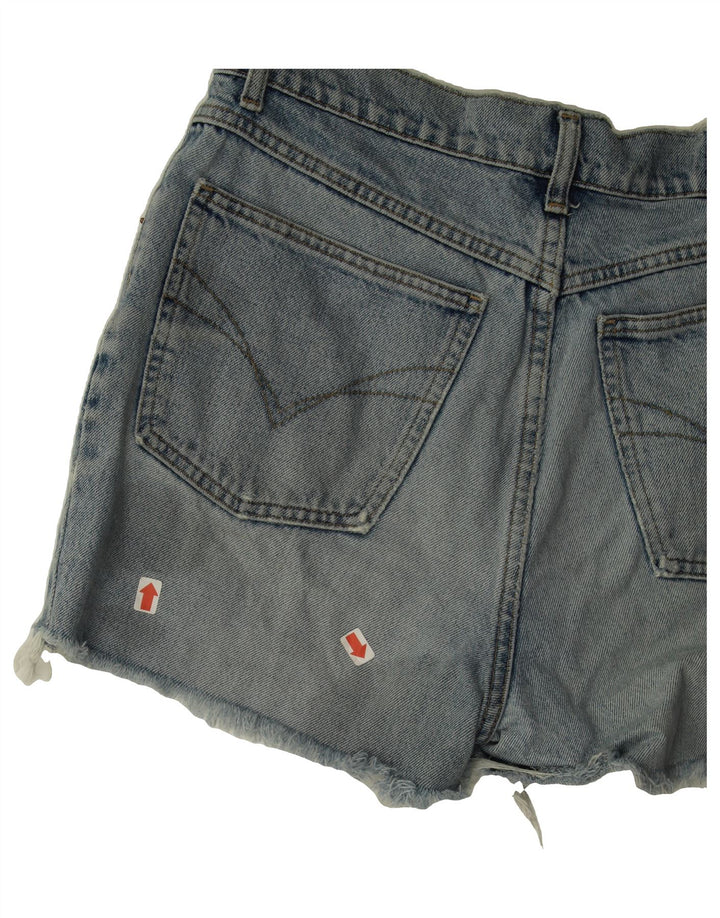 VINTAGE Mens Denim Shorts W33 Medium Blue Vintage Vintage and Second-Hand Vintage from Messina Hembry 