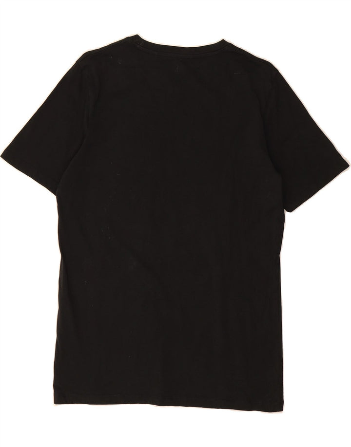 JACK & JONES Mens Slim Fit T-Shirt Top Medium Black Cotton Vintage Jack & Jones and Second-Hand Jack & Jones from Messina Hembry 
