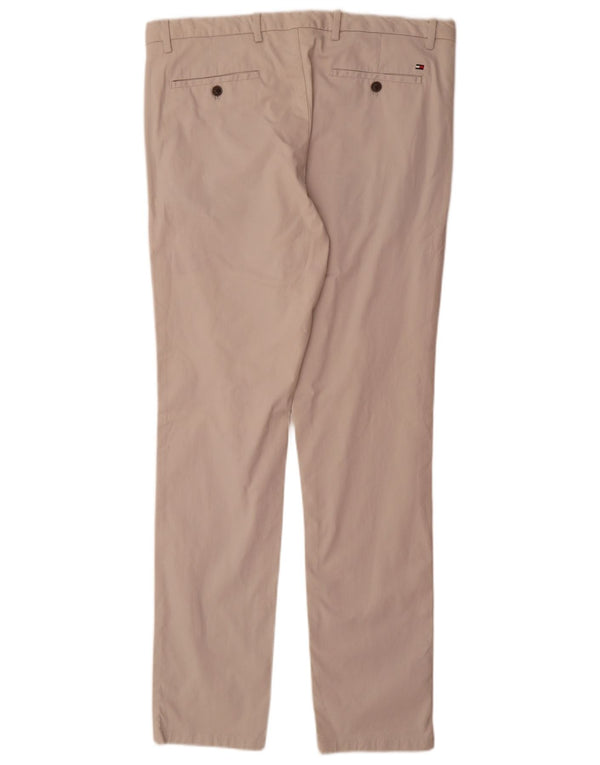 Tommy Hilfiger Muške uske chino hlače W36 L34 Off White Pamuk