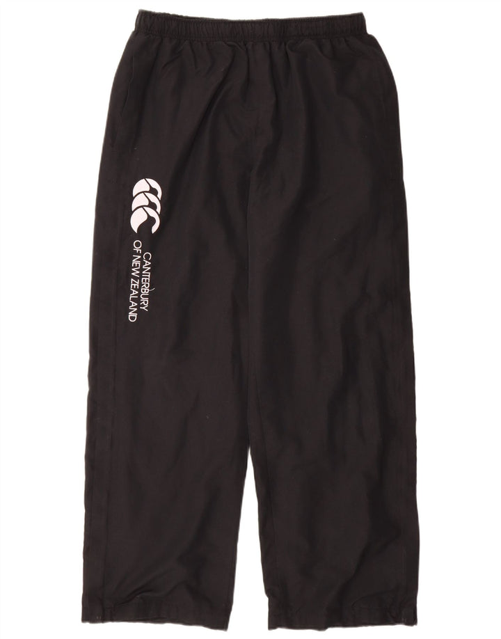 CANTERBURY Muške Graphic Trenirke Hlače UK 16 Veliki crni poliester