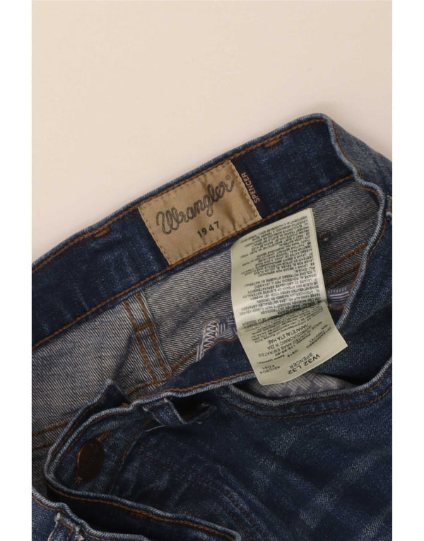 Wrangler muške ravne traperice Spencer W32 L32 plavi pamuk