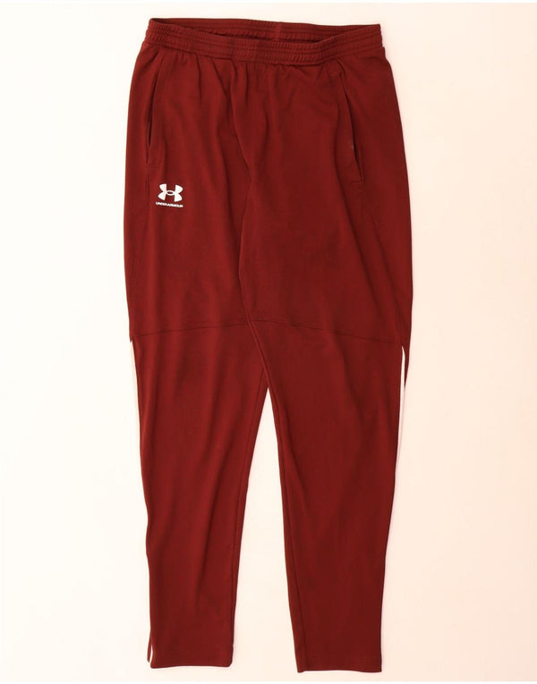 Under Armour muške trenirke hlače XL tamnocrveni poliester