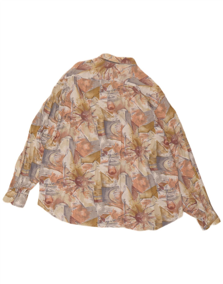 VINTAGE Velika muška košulja s apstraktnim uzorkom, višebojna