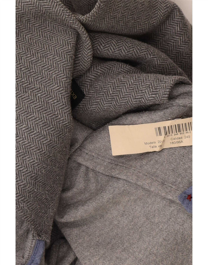 Massimo Dutti muška jakna sa 2 gumba EU 48 srednje siva riblja kost