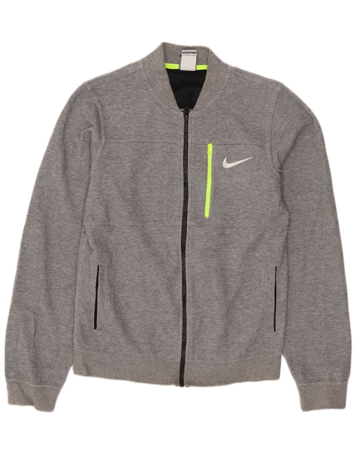 NIKE Muška trenirka Gornja jakna Mala siva pamučna